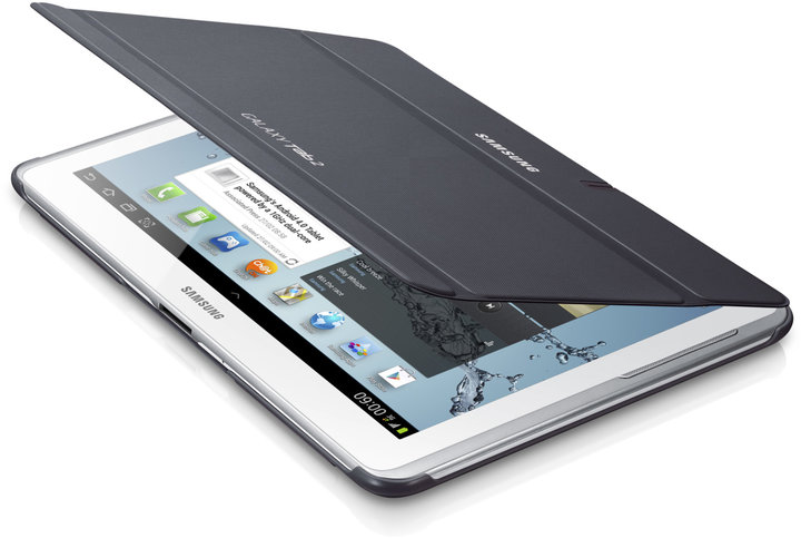 Samsung polohovací pouzdro EFC-1H8SGE pro Galaxy Tab 2, 10.1 (P5100/P5110), šedá_949643116