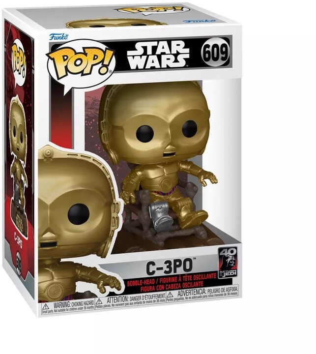 Figurka Funko POP! C-3PO in Chair (Star Wars 609)_1917233742