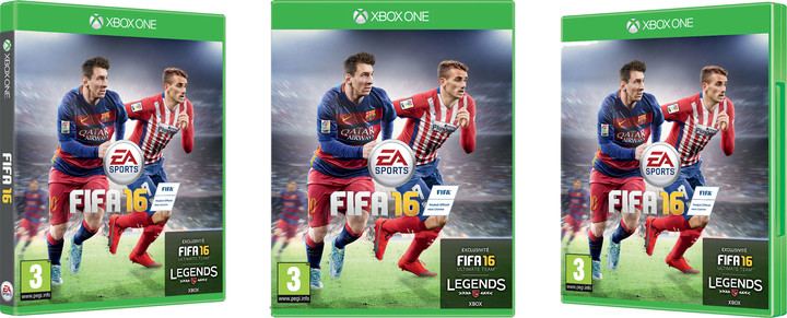 Microsoft Xbox ONE Gamepad, bezdrátový + FIFA 16 (Xbox ONE)_921392015