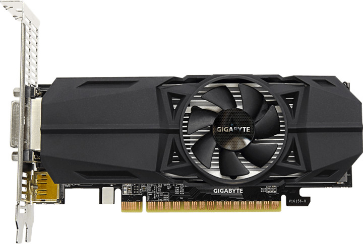 GIGABYTE GeForce GTX 1050 OC Low Profile 2G, 2GB GDDR5_600587362