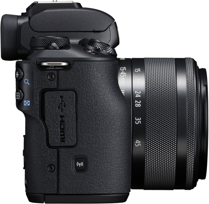 Canon EOS M50, černá + EF-M 15-45mm IS STM + SB130 + karta 16GB_1547955420
