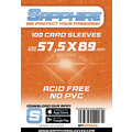 Ochranné obaly na karty SapphireSleeves - Orange, standard, 100ks (57.5x89)_527603579