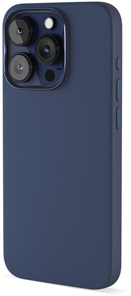 EPICO kožený zadní kryt Mag+ pro iPhone 15 Pro, modrá_2107244518