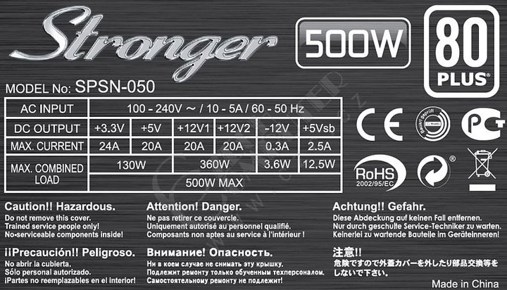 Scythe SPSN-050 Stronger 500W_327158950