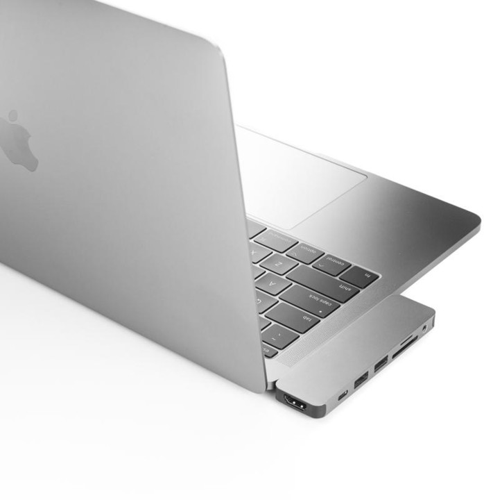 HYPER solo USB-C Hub pro MacBook &amp; ostatní USB-C zařízení, stříbrný_1650722106