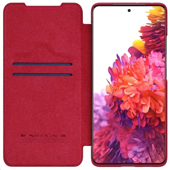 Nillkin pouzdro Qin Book pro Samsung Galaxy S21 Ultra, červená_1612885975