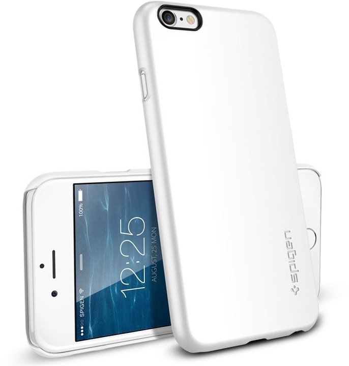 Spigen pouzdro Thin Fit pro iPhone 6, smooth white_1699823835