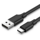 UGREEN kabel USB-A - USB-C, 1m, černá