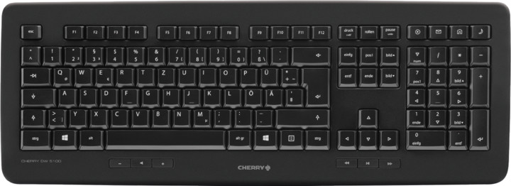 CHERRY set klávesnice a myši DW 5100, CZ, černá_2084296555
