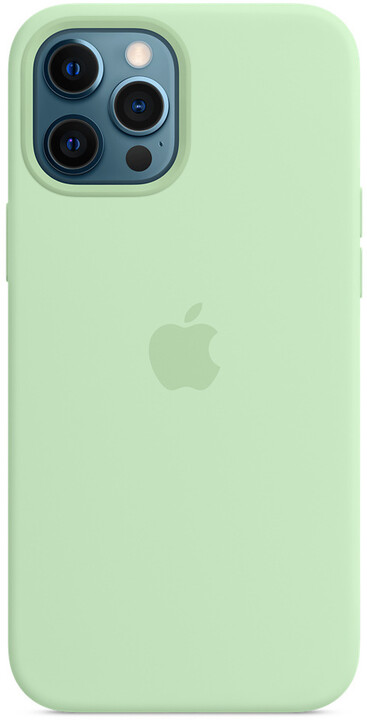 Apple silikonový kryt s MagSafe pro iPhone 12 Pro Max, světle zelená_951851158