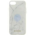 GUESS Marble TPU pouzdro pro iPhone 7/8, White