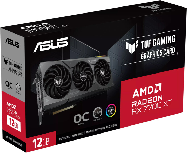 ASUS TUF Gaming AMD Radeon RX 7700 XT OC Edition, 12GB GDDR6_1566800293