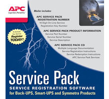 APC Service Pack - 1 rok prodloužené záruky pro současný prodej s novou UPS SP-01A pro BE400, BE650/850G2 - obálka O2 TV HBO a Sport Pack na dva měsíce