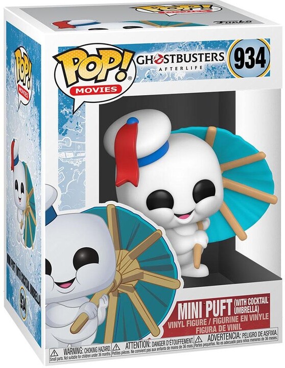 Figurka Funko POP! Ghostbusters: Afterlife - Mini Puft with Cocktail Umbrella_1504000494