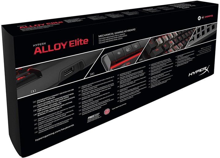 HyperX Alloy Elite, Cherry MX Red, US_562151437