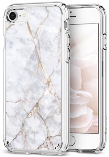 Spigen Ultra Hybrid 2 Marble iPhone 7/8, bílá_465674325