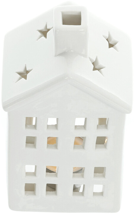 Retlux porcelánový domeček na čajovou svíčku RXL 418, 20.8cm, bílá_924365834