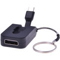 PremiumCord adaptér USB 3.1 Typ-C male na DisplayPort female,zasunovací kabel a kroužek na klíče_843959970
