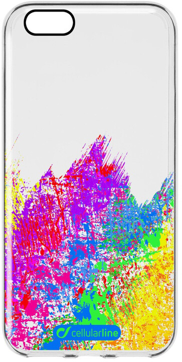 CellularLine STYLE průhledné gelové pouzdro pro Apple iPhone 6/6S, motiv ART_2116294280