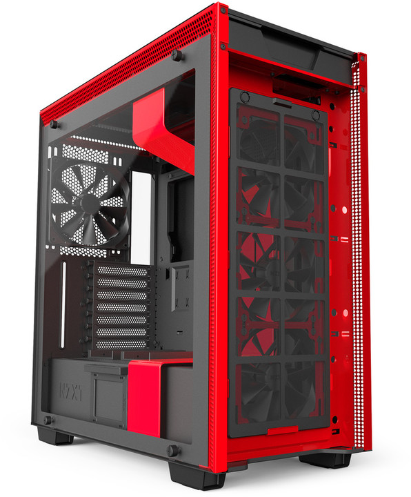 NZXT H700i, Matte Black/Red_1642141043