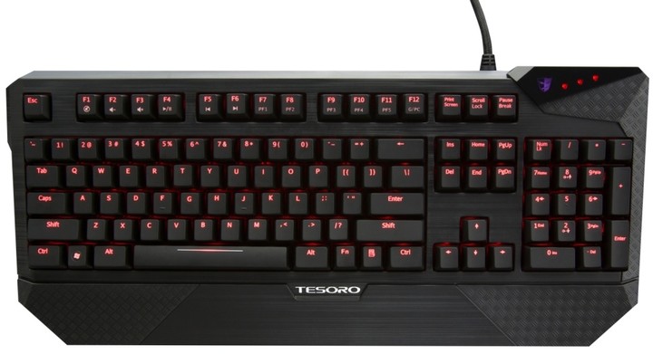 Tesoro Durandal Ultimate G1NL LED Backlit Mechanical Gaming (Cherry MX Red)_202205175
