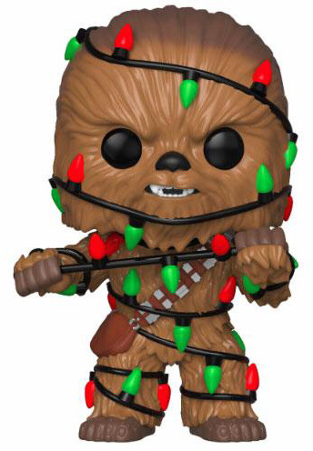 Figurka Funko POP! Bobble-Head Star Wars - Holiday Chewbacca with Lights