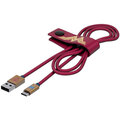 Tribe DC Movie Wonder Woman Micro USB kabel (120cm) - Červený