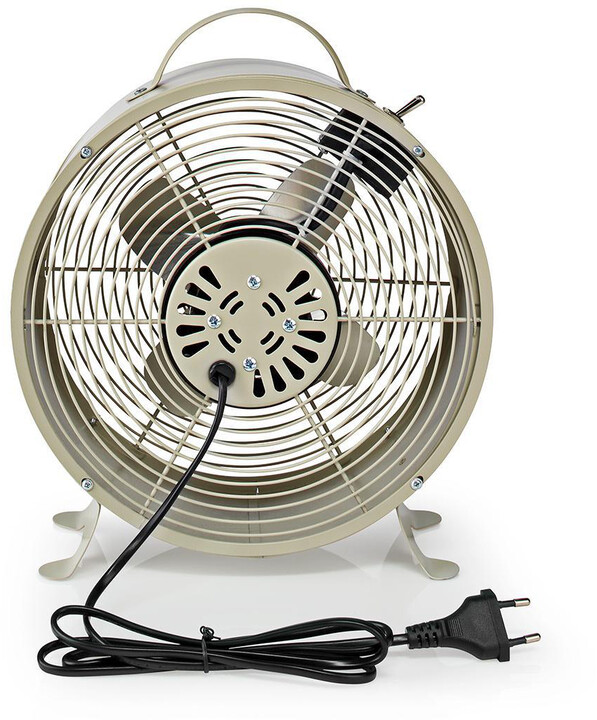 NEDIS stolní ventilátor, 25cm, 20W, 2 rychlosti, šedá_94078370