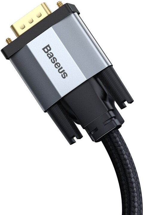 BASEUS kabel Enjoyment Series VGA - VGA, 1m, šedá