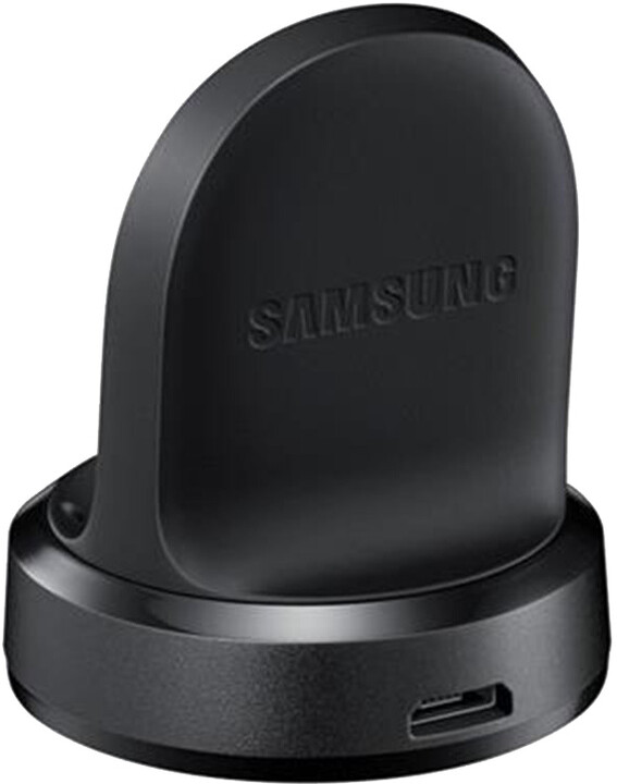 Samsung bezdrátová dokovací stanice EP-OR720B pro Gear S2, černá_596403099