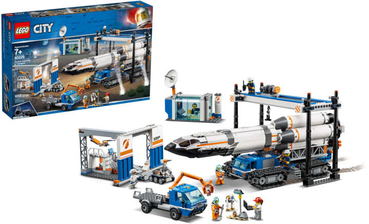 LEGO® City 60229 Montáž a přeprava vesmírné rakety_2091196991