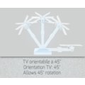 Meliconi 480841 Slim Style 100 SR nástěnný náklonný držák na TV, bílá_2011935663