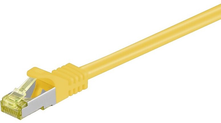 MicroConnect patch kabel S/FTP, RJ45, Cat7, 3m, žlutá_484563519