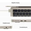 Apple MacBook Air 13, M2 8-core, 8GB, 256GB, 10-core GPU, hvězdně bílá (M2, 2022)_699878399