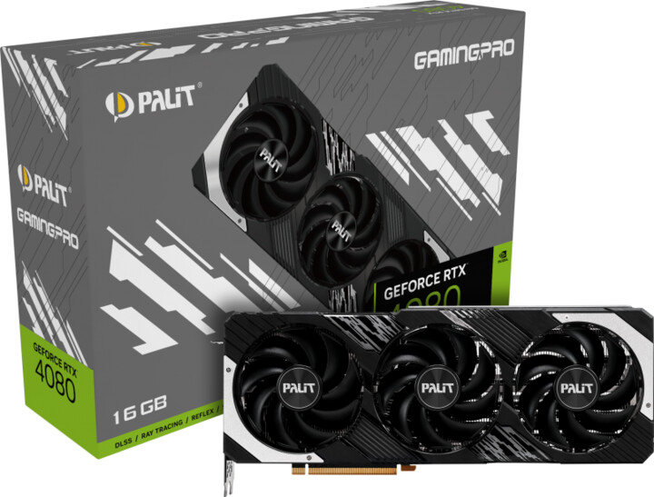 PALiT GeForce RTX 4080 GamingPro, 16GB GDDR6X_513622020