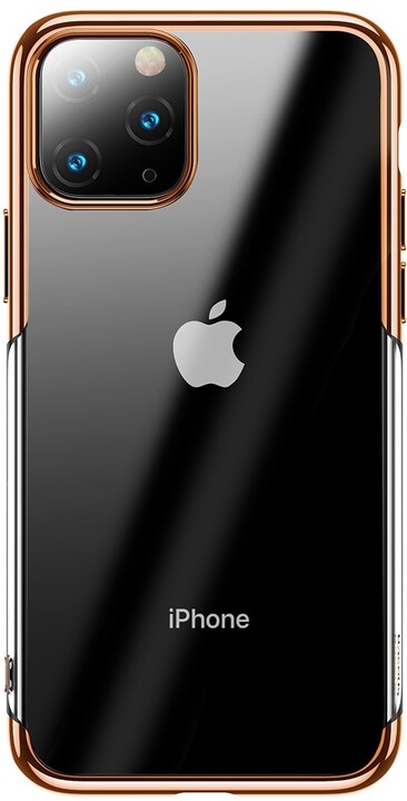 BASEUS Shining Series gelový ochranný kryt pro Apple iPhone 11 Pro Max, zlatá_1744261765