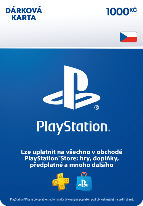 PlayStation Store - Dárková karta 1 000 Kč - elektronicky_666374607