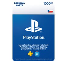 PlayStation Store - Dárková karta 1 000 Kč_243629655