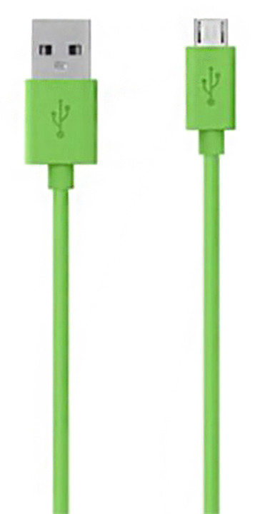 Belkin Mixit USB/microB, 2m, zelená_1959395017