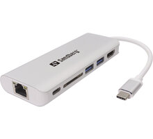 Sandberg USB-C Dock HDMI+LAN+SD+USB,61W_907140883