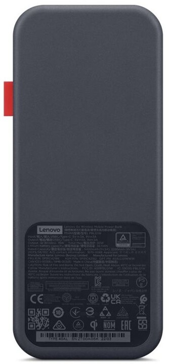 Lenovo bezdrátová powerbanka CONS &quot;GO&quot; USB-C Notebook, 10 000 mAh_915302510