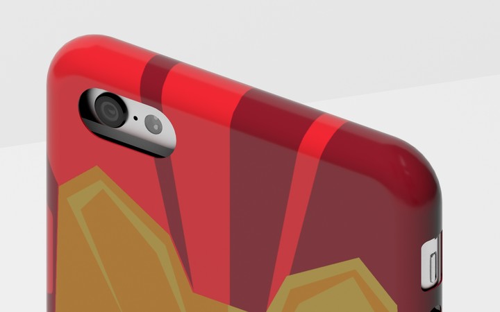 Tribe Marvel Iron Man pouzdro pro iPhone 6/6s - Červené_1526693473
