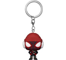 Klíčenka Funko POP! Spider-Man - Miles Morales (Winter Suit) 0889698774499