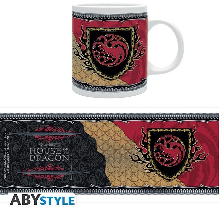 Hrnek House Of The Dragon - Targaryen Dragon Crest, 320ml_1501334228