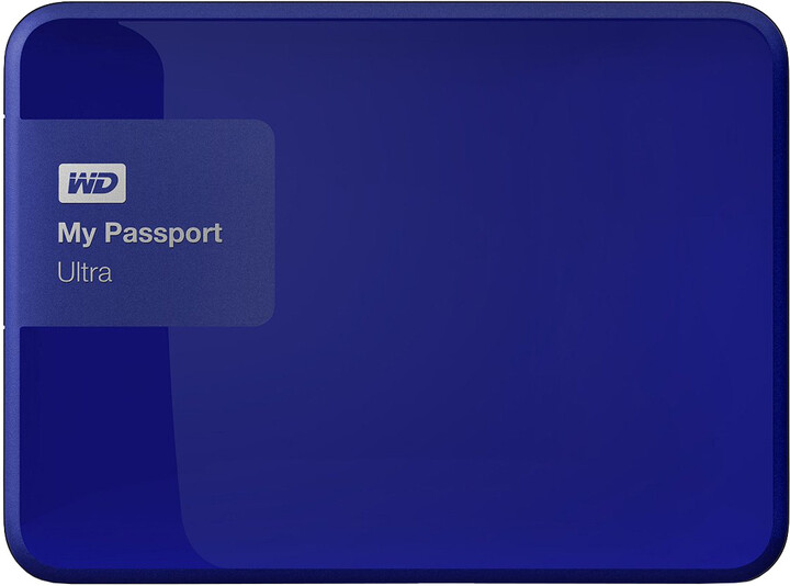 WD My Passport ULTRA - 4TB, modrá_1167795460