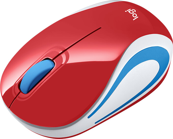 Logitech Wireless Mini Mouse M187, červená_241217105