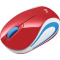 Logitech Wireless Mini Mouse M187, červená_241217105