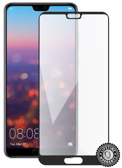 Screenshield pro HUAWEI P20 Pro Tempered Glass protection (full COVER black)_803036759