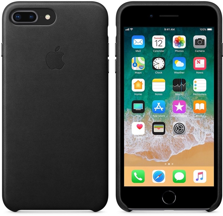 Apple kožený kryt na iPhone 8 Plus / 7 Plus, černá_1107408465