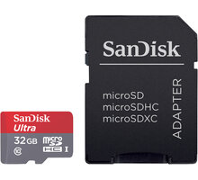 SanDisk Micro SDHC Ultra Android 32GB 80MB/s UHS-I + SD adaptér_865791724